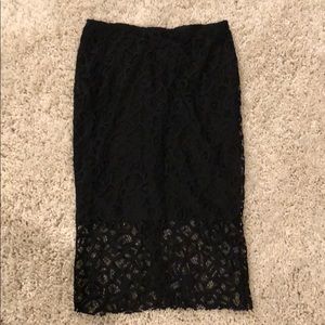 Zara pencil skirt. Black. M
